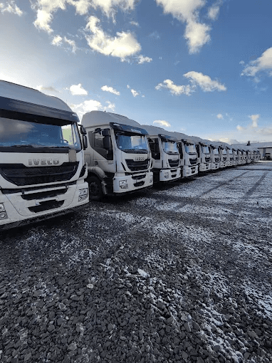 Flota ciągników IVECO SPED-TRANS LIMANOWA